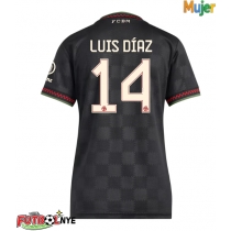 Camiseta Bayern Munich Luis Diaz #14 Tercera Equipación para mujer 2025-26 manga corta